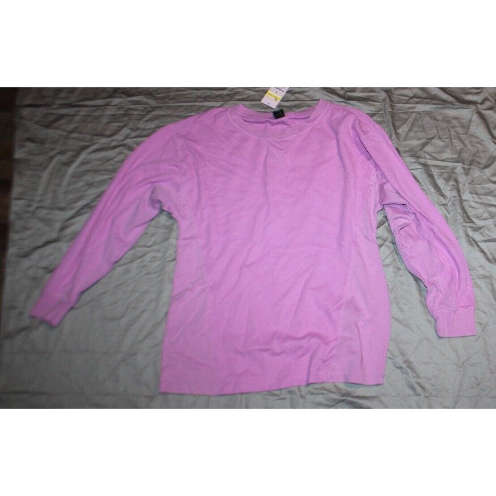 Wild Fable Women's Violet Purple Waffle Thermal Mix Tunic T-Shirt S NEW NWT